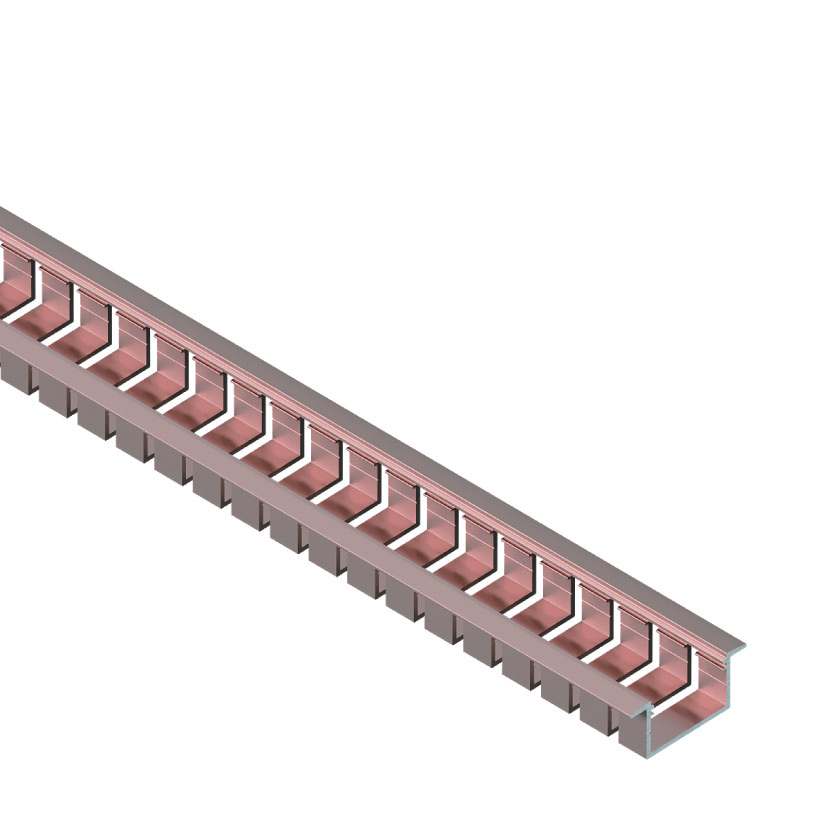 QSG-UL2515B 3D ALU Rose Gole