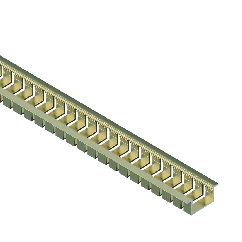 QSG-UL2515B 3D ALU Titanium Gold