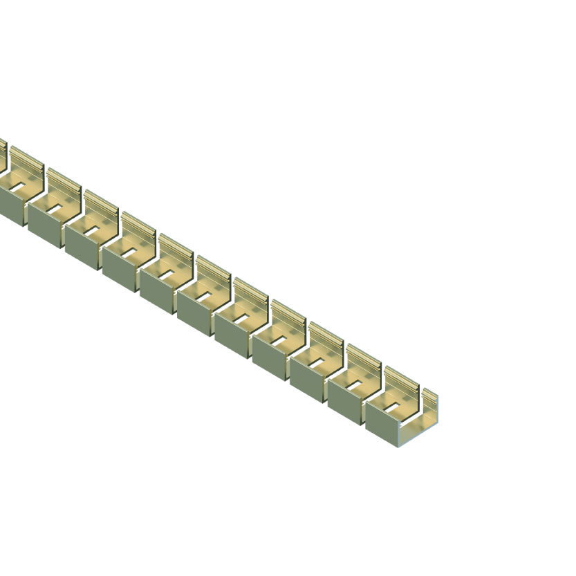 QSG-UL2515 3D ALU Titanium Gold